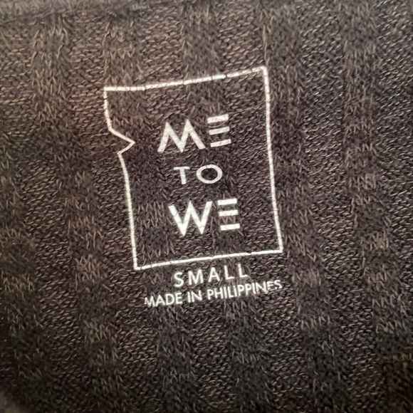 PacSun Black Cropped Sweater with Distressed Ends - Size S - Picture 2 of 2